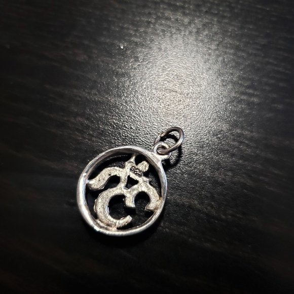 925 silver pendant in the shape of "OM" made in India. - Picture 4 of 5